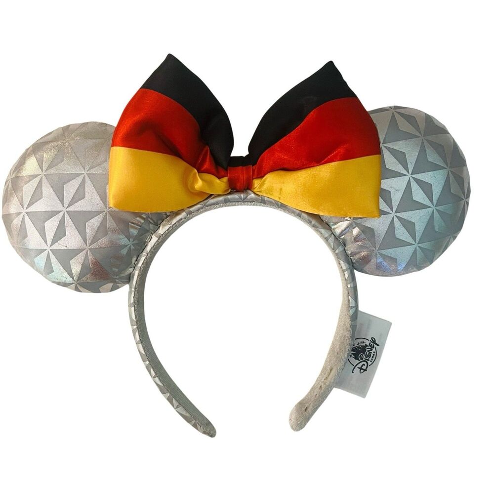 Disney Parks Epcot Germany Flag World Showcase Minnie Ears NEW